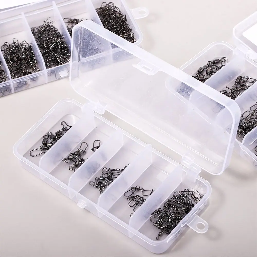 Fishhook Pin Snap Pins Fishing Tackle Swivels Interlock Pin Snap Fishing Rolling Connector Fishing Connector Swivel Connector
