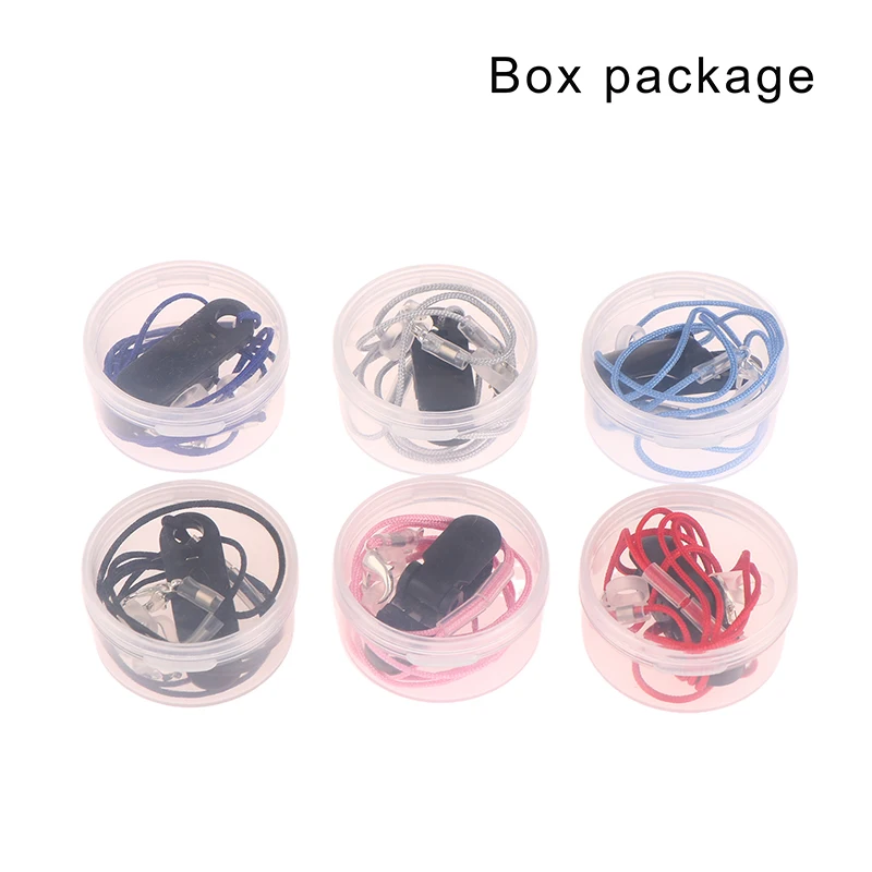 Hearing Aids Clip Holder Transparent 2 Rings Anti-Lost Lanyard Safety Behind The Ear Hearing Aids Accessory For Children Adult