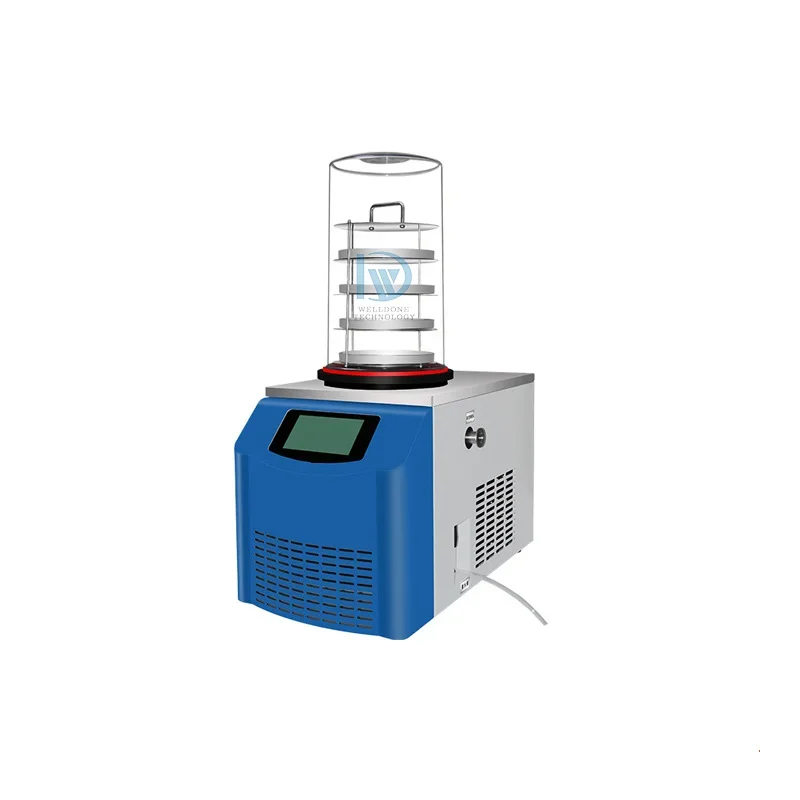 Automation Bench-Top Mini Small Laboratory Vacuum Free ze Dryer (Lyophilizer) Drying Machine