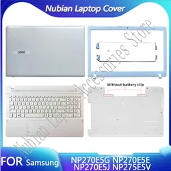 NEW For Samsung NP270E5G NP270E5E NP270E5J NP275E5V Laptop LCD Back Cover Front Bezel Palmrest Bottom Case Housing Cover White