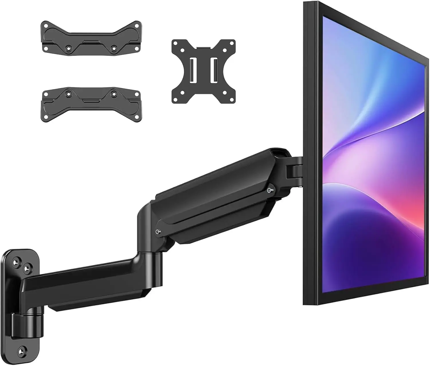 Wall Mount for 22-35 Inch Monitors, Full Motion Arm with Tilt, Swivel, Rotation, Supports VESA 75x75 to 200x200mm