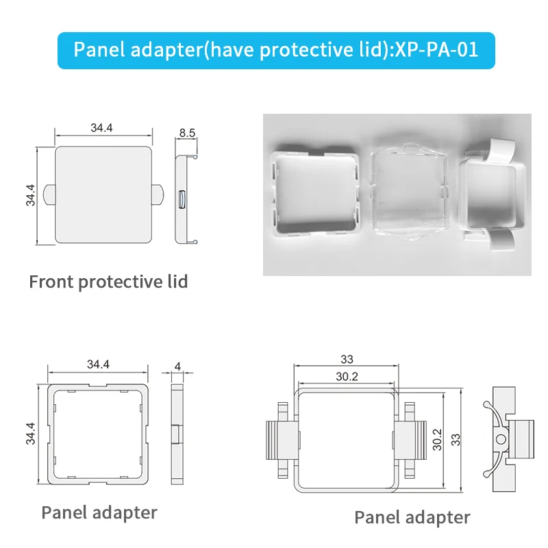 Universal Pressure Switch Accessories Installation Bracket Protective Mask 4/6/8mm Gas Pipe Converter Tracheal Adapter