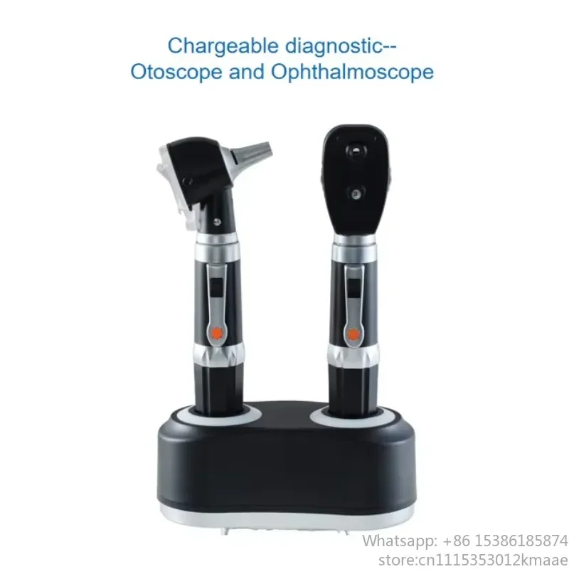 Vequyn Rechargeable Otoscope and Ophthalmoscope Diagnostic Set for Hospital Clinic Nurse Doctor Use