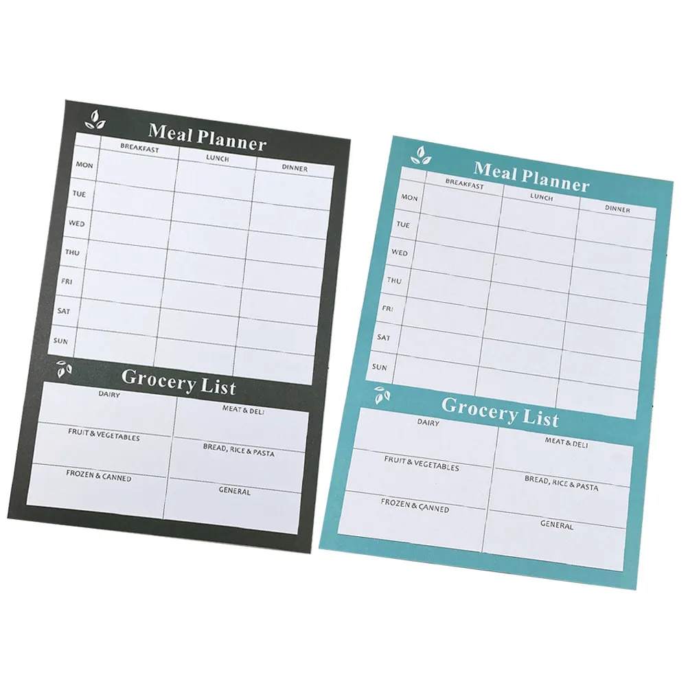 2pcs-household-diet-notebook-weekly-meal-planner-menu-notebook-for-food-tracking-household-weekly-calendar-for-food