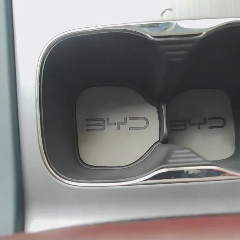 الجلود سيارة المياه كوستر الهاتف المحمول سجادة ضد الإنزلاق تخزين مقصورة تعديل حصيرة ل BYD ATTO 3 يوان زائد 2022 2023