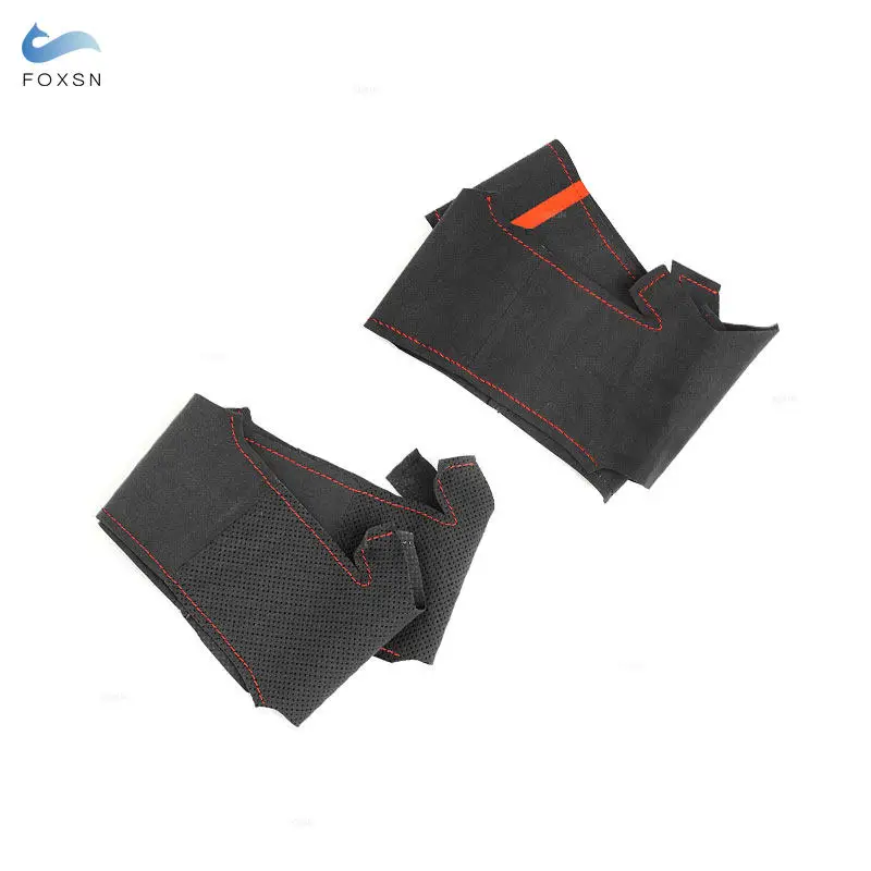 For Toyota 86 Scion FR-S 2013-2016 For Subaru BRZ 2012 2013 2014 2015 2016 Suede Leather Car Interior Steering Wheel Cover Trim