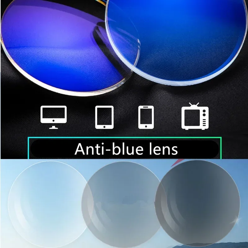 Progressive Multifocal Anti blue light Lens Custom Made Progressive Discoloration Optical Astigmatism Shortsighted Farsighted