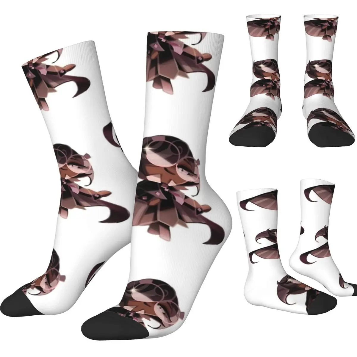 

Men Socks Cookie Run Kingdom Video Game Stockings Winter Casual Warm Soft Socks Printed Cycling Anti Bacterial Socks