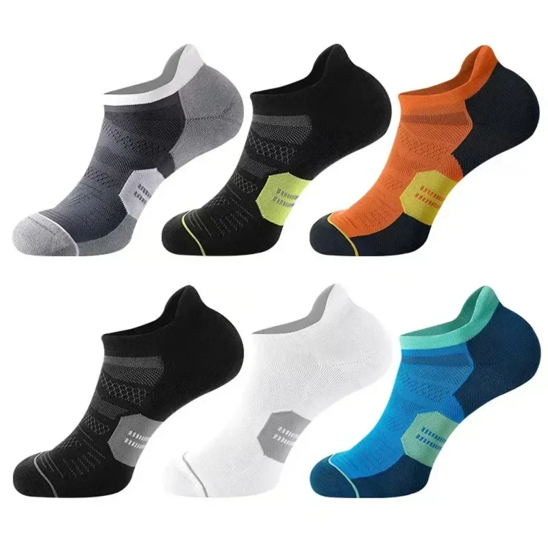 Calcetines cortos de verano de talla grande para hombre y mujer, calcetines deportivos para correr y fitness, 6 piezas】