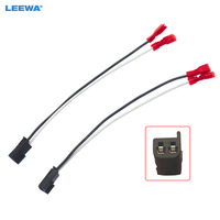 LEEWA 2pcs Car 2Pin Stereo Speaker Wire Harness Adaptors For GM Jimmy Astro (1996) Auto Speaker Replacement Connection Wiring