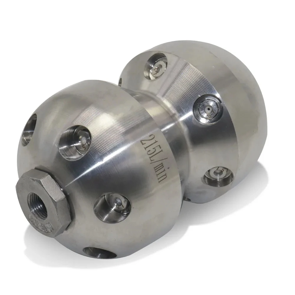 G1'' Large industrial pipeline dredging nozzle 215L/min 1 inch inner thread of gourd nozzle Giant 13 holes high-pressure nozzle