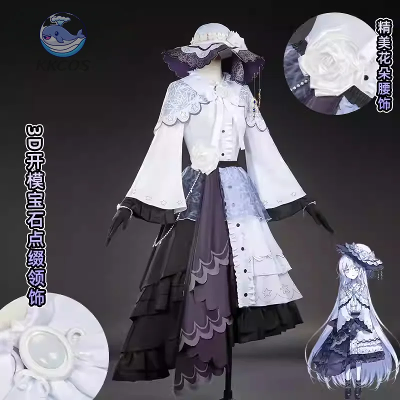 

Game Cosplay Series:Magical Girl Witch Trial Tsukishiro Yuki Cosplay sweet Costume KKcos