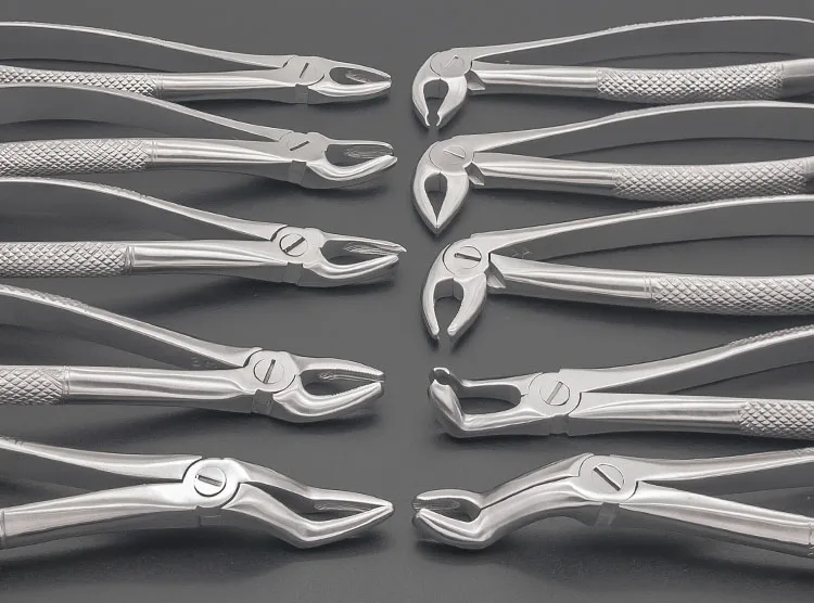 10pcs/set Adult Tooth Extracting Forceps ,7pcs/set Children Teeth Extraction Forcep Surgical Dental Tools Dentistry Instruments