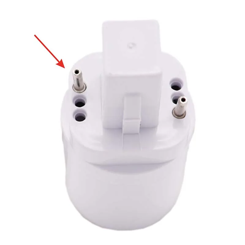 G24 to E27 Lamp Base 2pin Led Light Lamp Holder Converter Screw Bulb Socket Adapter LED Saving Light Halogen Lamp Head