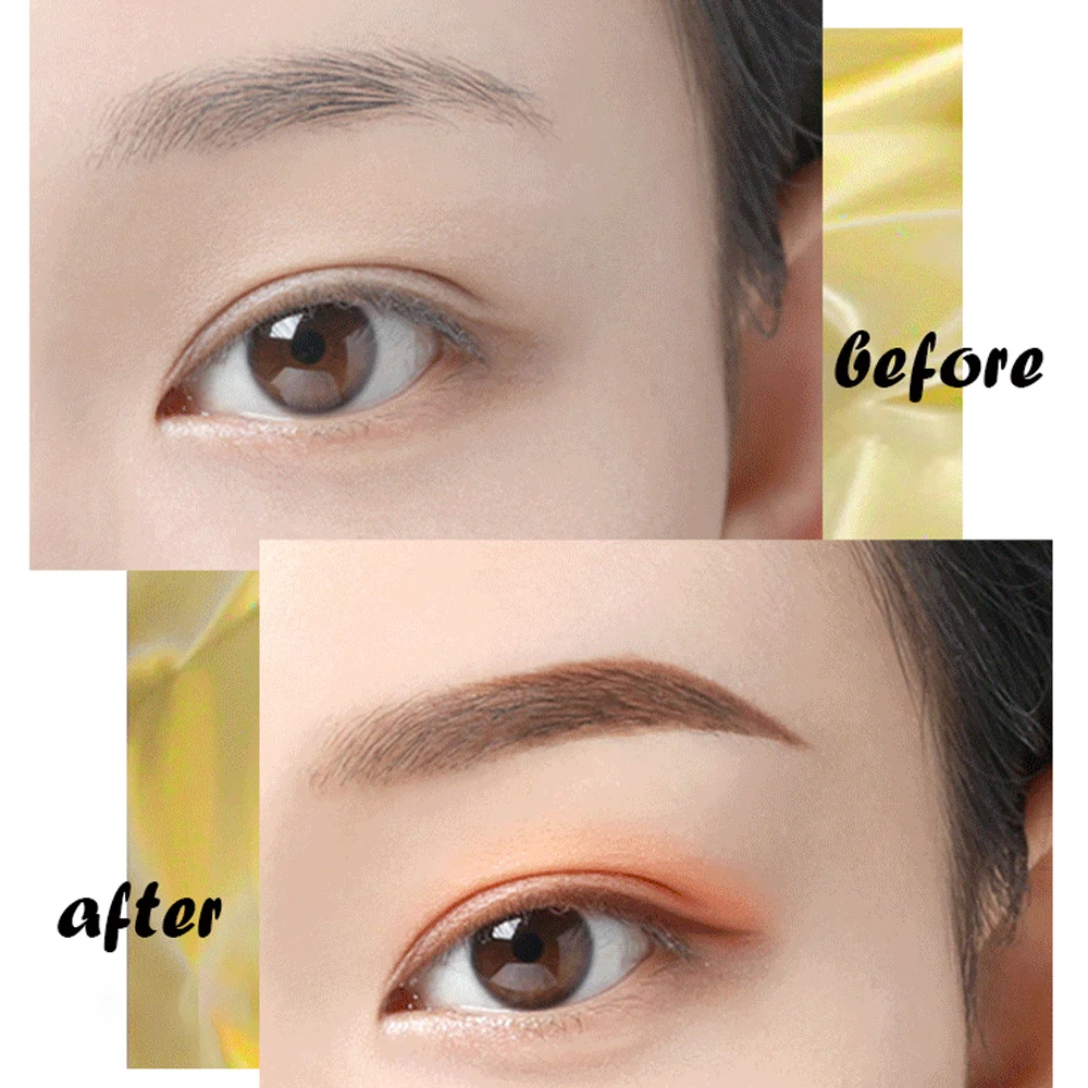 1PC Eyebrow Pencil Waterproof Eyebrow Tattoo Tint Enhancers Long Lasting Cosmetics Professional Makeup Brow Lift Eye Brow Pen