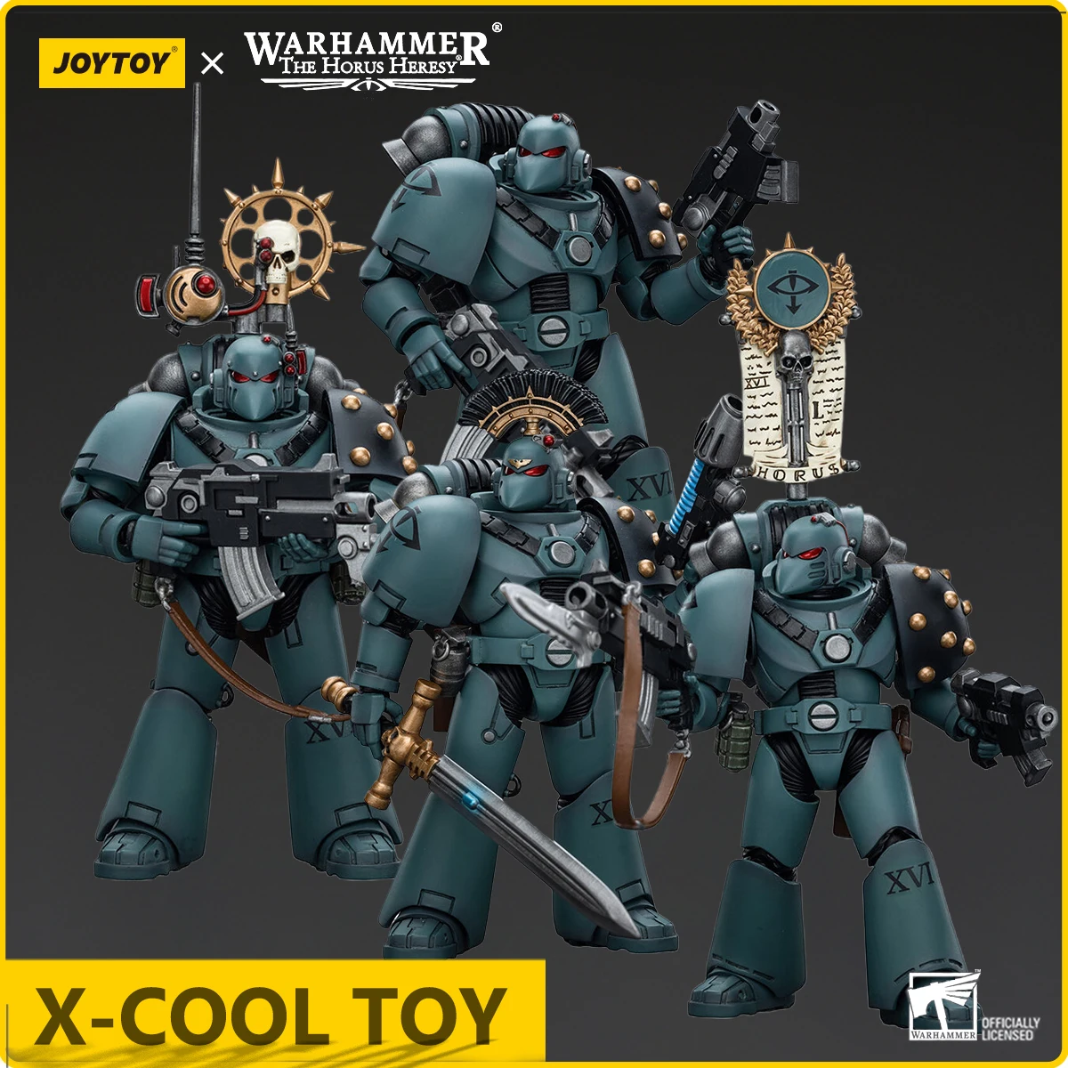 Figurine articulée mobile de Warhammer, Joy Toy, The Horus Heresy, Sons of Horus MKVI, DulSquad, Sergent Legionary