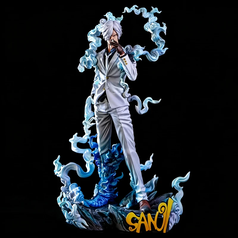 

NikaSanji Nika Zoro 28cm Anime Figure Two Headed Statue With Base PVC Collectible Model Toy Desktop Ornament Boy Giftparty gift