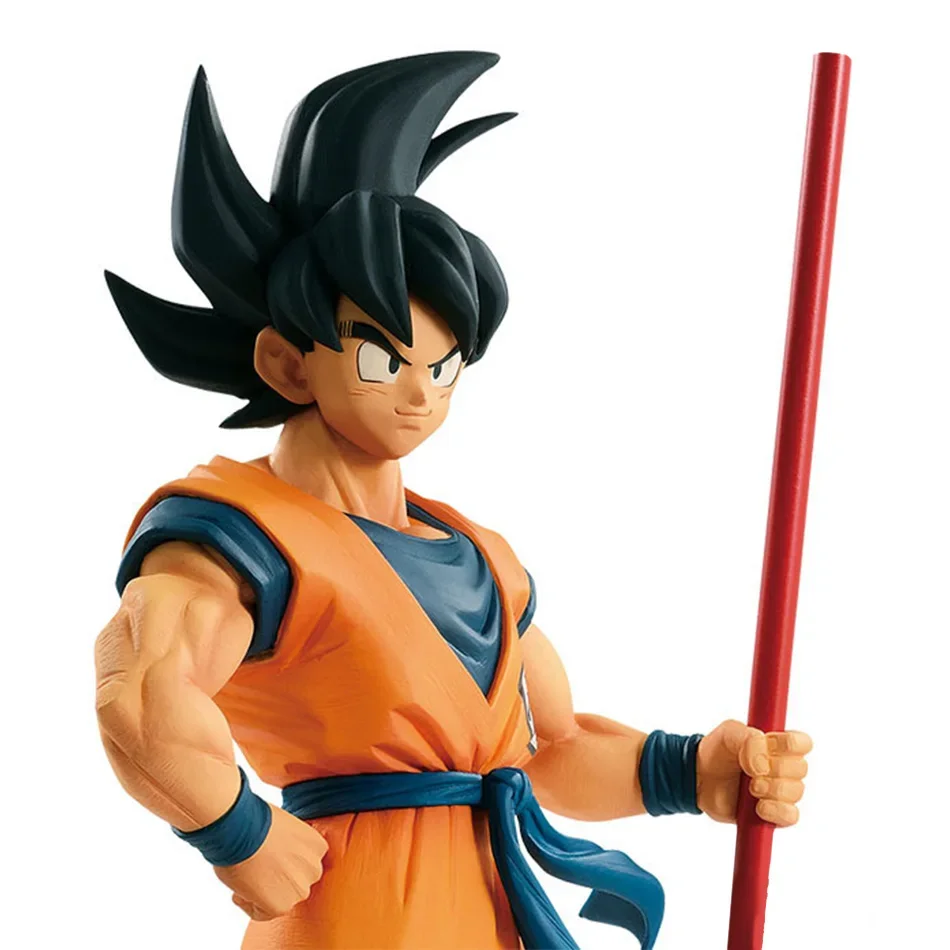 W magazynie Dragon Ball Son Goku Super Saiyan Figurka Anime 22cm Goku DBZ Figurka akcji Model Prezent Figurka kolekcjonerska dla dzieci Zabawka