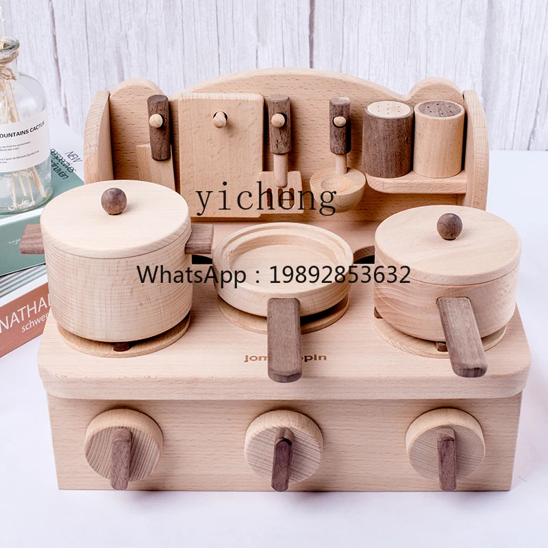ZZ Play House Small Kitchen Toy Suit Mini Girl Cooking Simulation