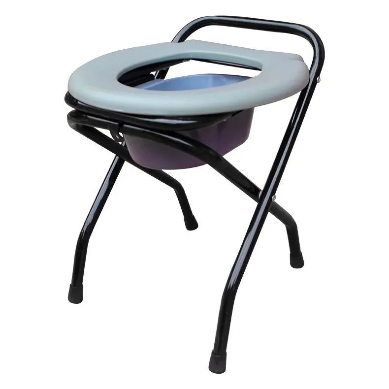 

Hot selling elderly stainless steel integrated toilet chair cheap and durable