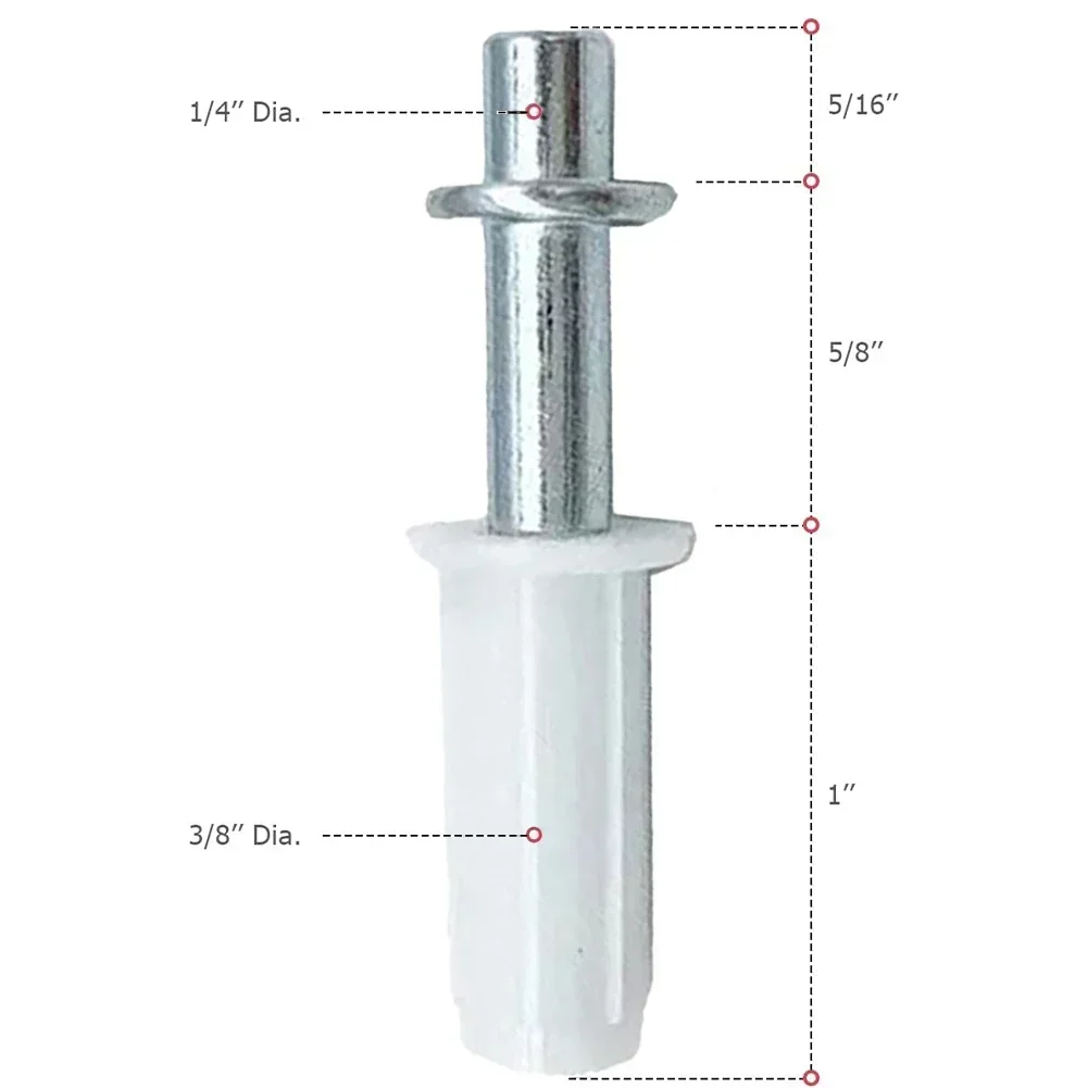Hardware Top Pivot 8PCS BiFold Bifold Closet Door Hardware Door Top Pivot Fit Jamb Floor Stand Metal Nylon Silver