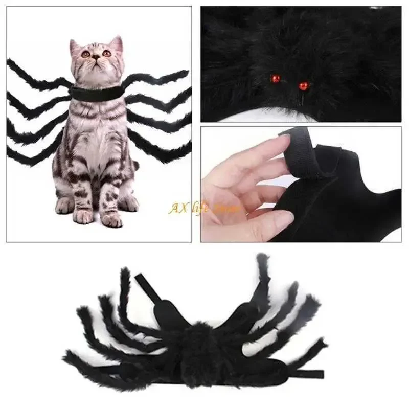 

12 Pet Dogs Cats Clothes Halloween Puppy Kitten Cosplay Role for Play Vest Decorations XJ250813