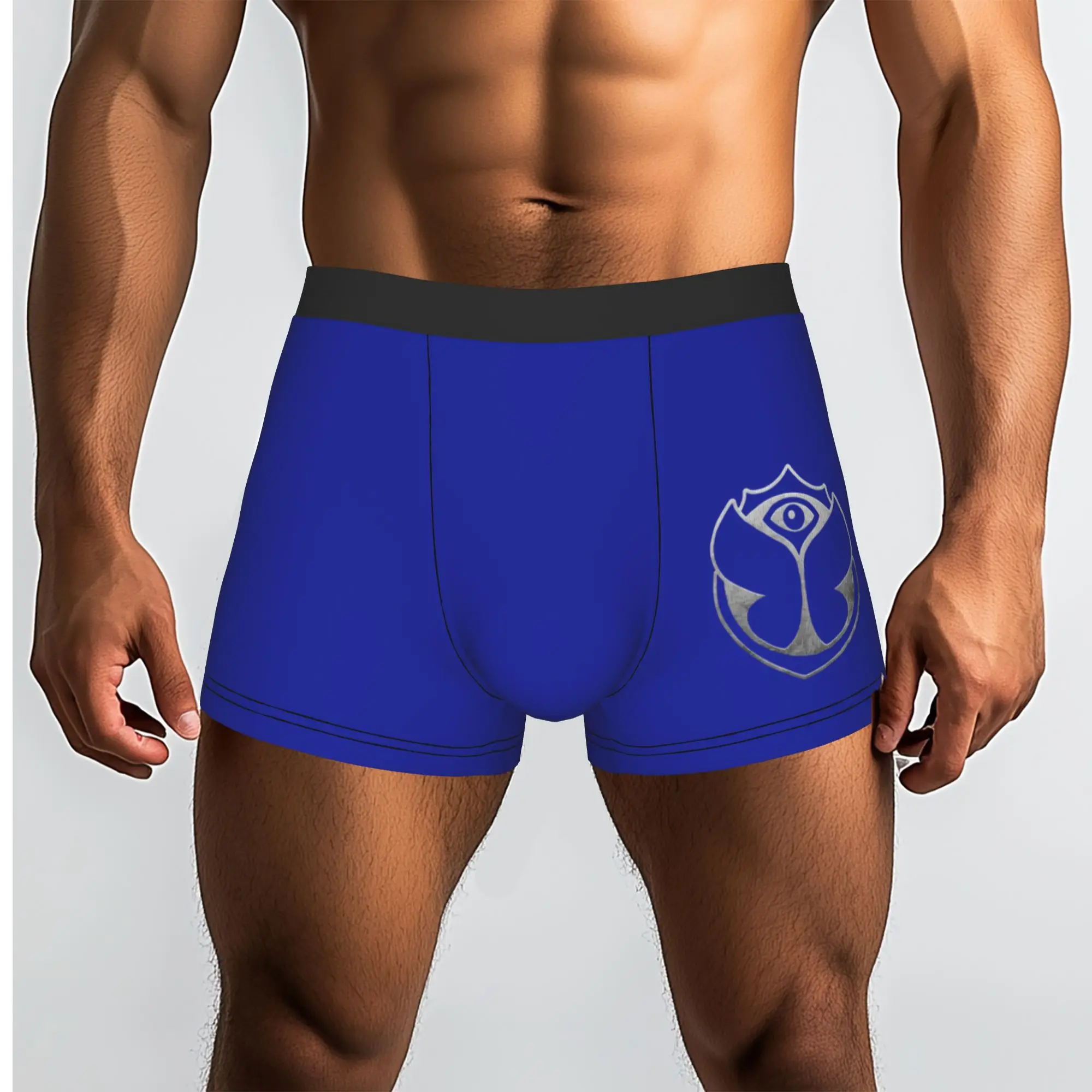 Custom Metalic Tomorrowland Underwear Men Printed Electronic Dance  Boxer Shorts Panties Briefs Breathable Underpants