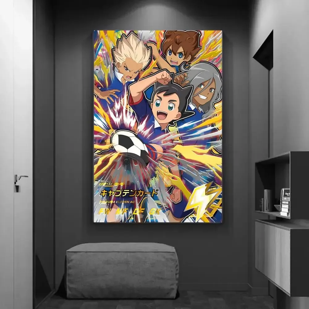 Inazuma Eleven Classic Movie Canvas Painting Posters Coffee House Bar Decor