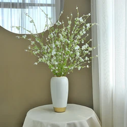 116CM Big Branch Snow Willow Artificial Flower Wedding Home Decoration Ornament Flower Arrangement Pastoral Nordic Style