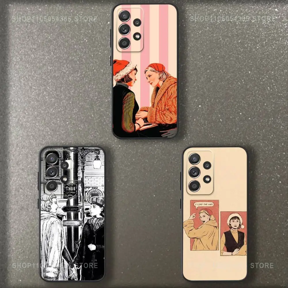 

Чехол для телефона Les Film C-Carols для Samsung S 25,24,23,22,30,21,10,9,Ultra,Plus,Lite,FE,4,5 G, мягкий черный чехол