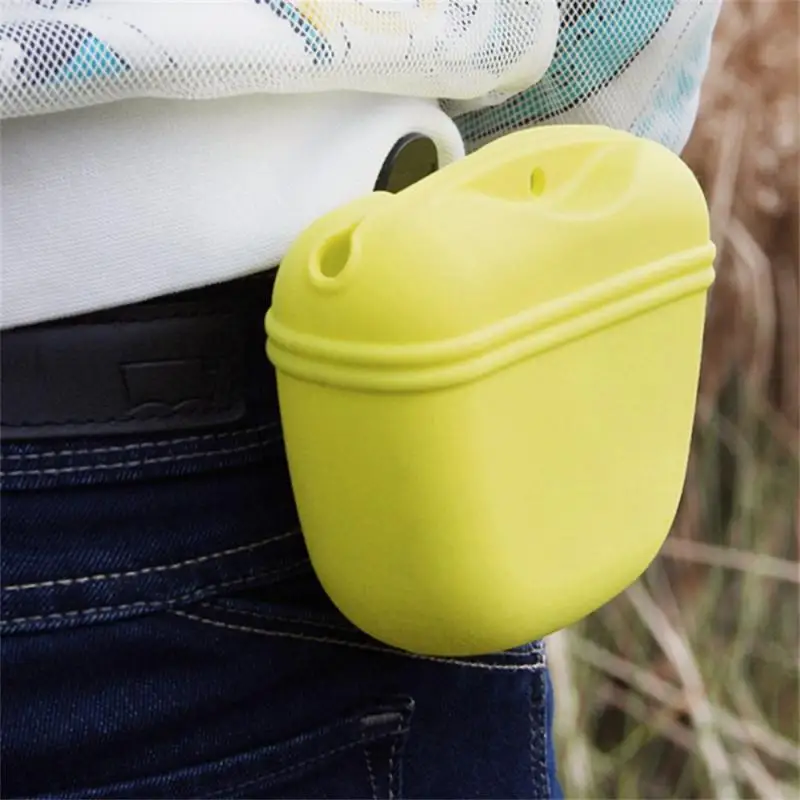 Silicone Dog Treat Bag Pet Portable Dog Training Waist Bag Outdoor Feeder Puppy Snack Pouch Food Reward Storage Bag Pet Supplies