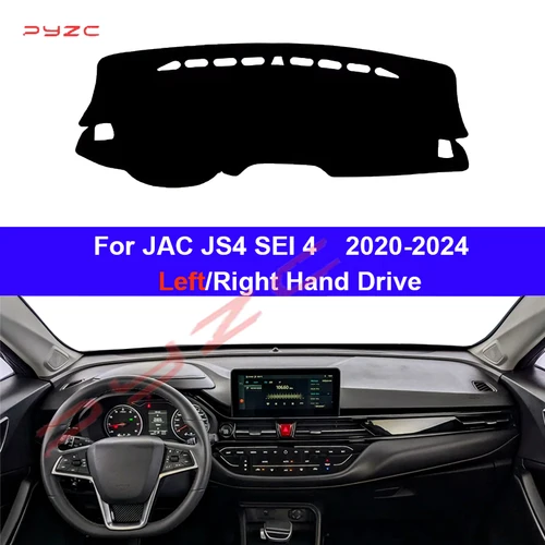 Imagen 1 del producto Cubierta para salpicadero de coche, alfombrilla para salpicadero JAC JS4 SEI4 2020-2023 2024, accesorios para evitar almohadillas de luz, funda Anti-UV, accesorios para alfombras