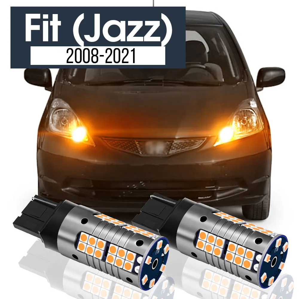 

2x LED Turn Signal Light Lamp Blub Canbus Accessories For Honda Fit Jazz 2008-2021 2011 2012 2013 2014 2015 2016 2017 2018 2019