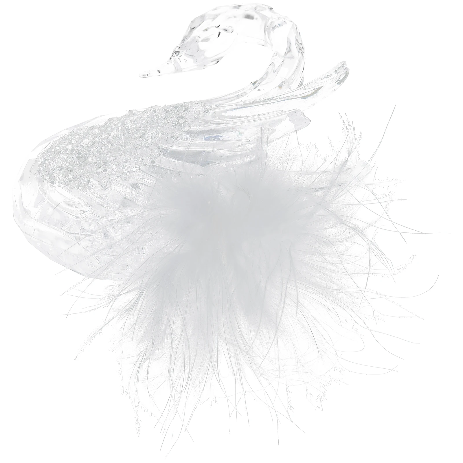 1 قطعة ديكور معلق بجعة قلادة أنيقة لشجرة عيد الميلاد المنزل حفلة الاحتفال الديكور بجعة ديكور معلق حلية المنزل