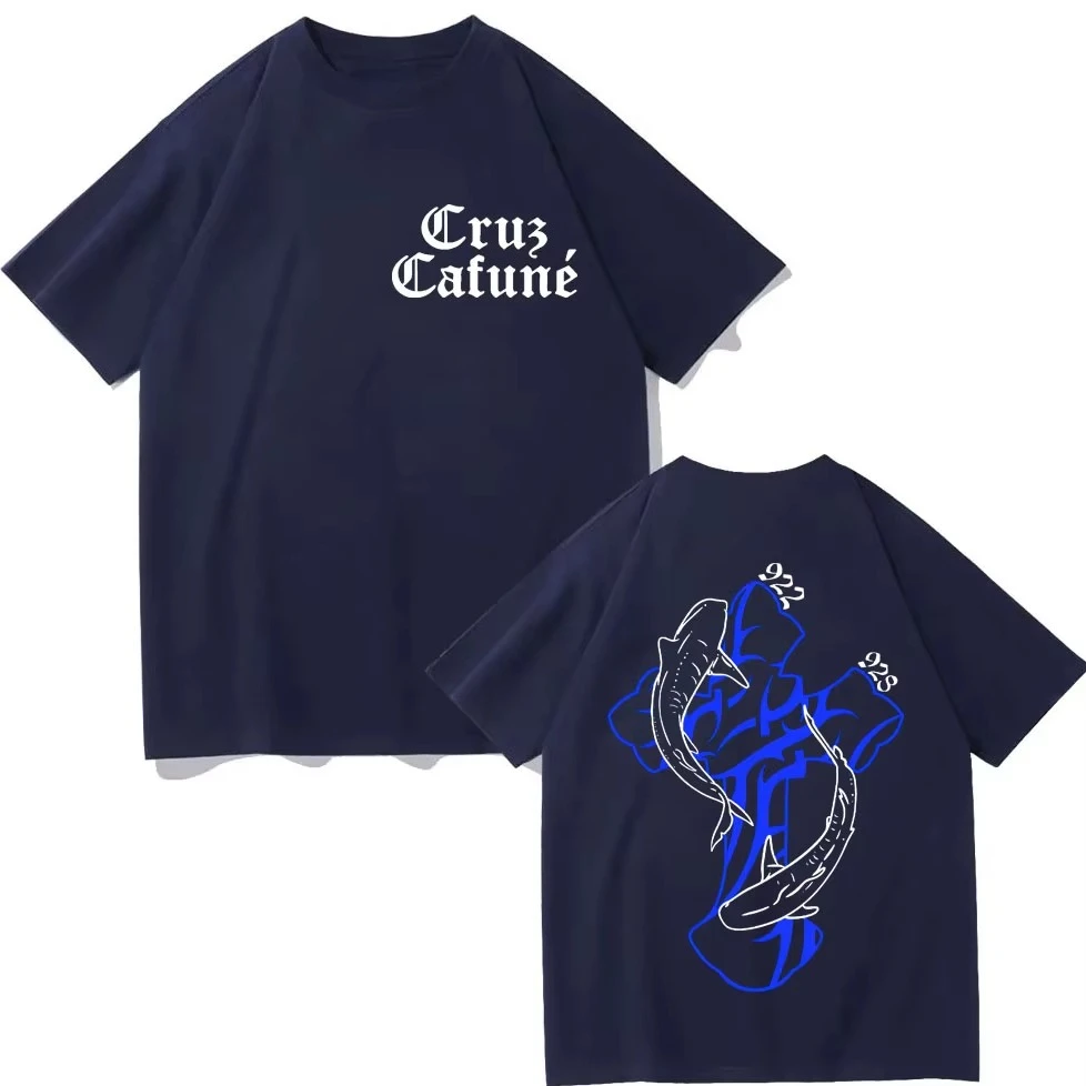 

2025 Rappeur Cruz Cafuné Impression T-shirt Hommes Femmes Harajuku Hip Hop Surdimensionné T-shirt Été Mode Décontracté T-shirts