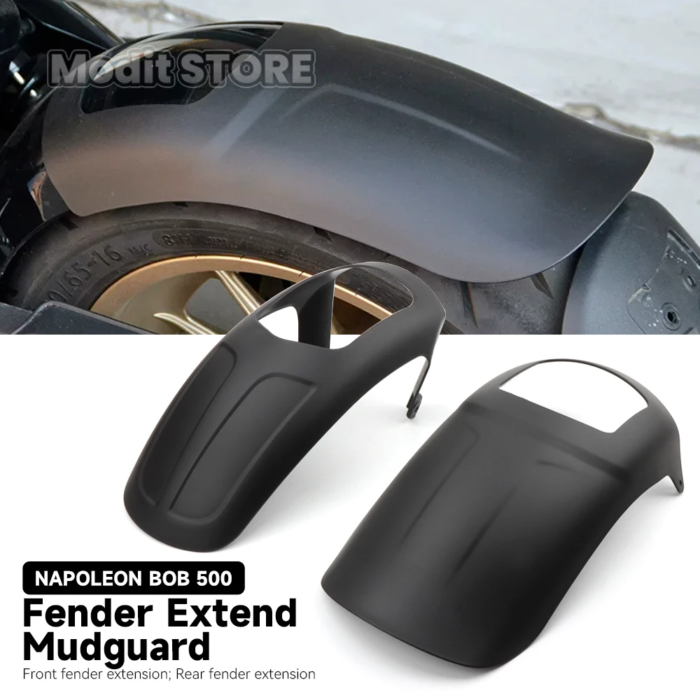 

Motorcycle Lengthen Front Fender Wheel Extension Fender Mudguard Splash Guard Accessories For BENDA NAPOLEON BOB 500 450 BD450