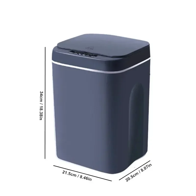 12L Automatic Sensor Trash Can Electric Touchless Smart Bin Kitchen Bathroom Waterproof Bucket Garbage With Lid Home Wastebasket