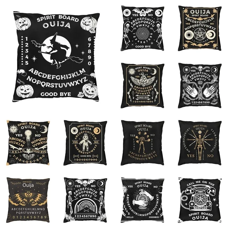 Nordic Mysticism Skull Devil Print Cushion Cover Home Living Room Sofa Decoration Pillow Case 45x45cm