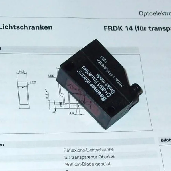 Отражения-датчик луча Frdk 14p1902s35a Новый, новый, оригинальный, точечный, Plc