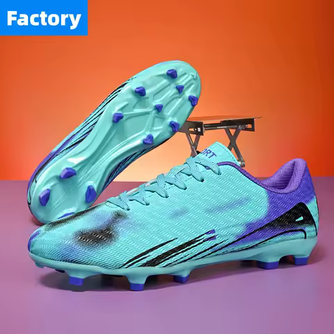 Men Professional Football Shoes Society Cleats Soccer Shoes Original Indoor Football Field Boots Grass Training TF/FG Sneaker