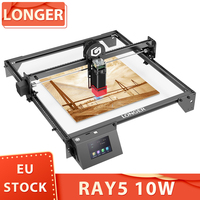 LONGER RAY5 10W Laser Engraver, 0.06x0.06mm Laser Spot, Touch Screen, Offline Carving, 32-Bit Chipset, WiFi Connection 400x400mm