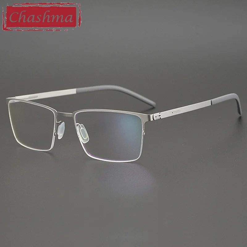 

Chashma Men Prescription Glasses Ultra Thin Titanium Oval Optical Eyewear Fashion Spectacles Frames Top Quality Eyeglass