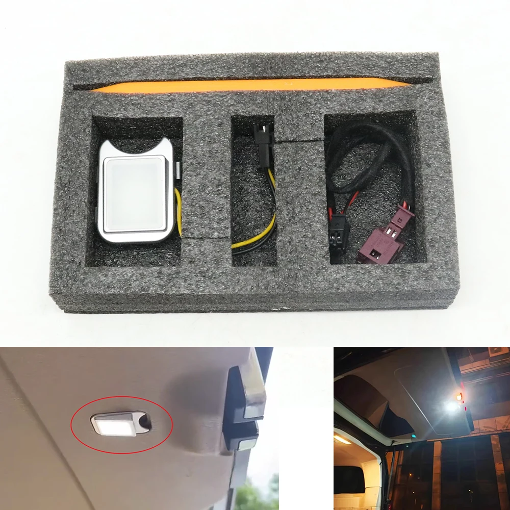 For Mercedes Benz Vito V Class W447 W448 Refit LED White Rear Trunk Boot Lighting Tailgate Door Compartment Light Lamp