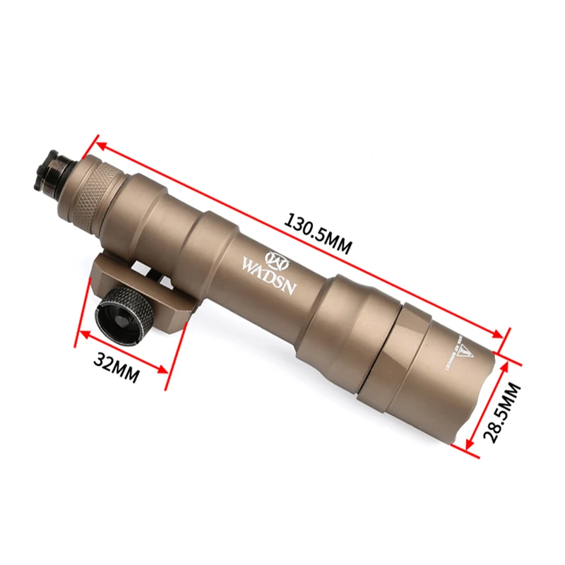 Tactical M600 M600DF Metal Flashlight 1400Lumes White LED Scout Light Hunting Airsoft Weapon Accessories For 20mm Picatinny Rail