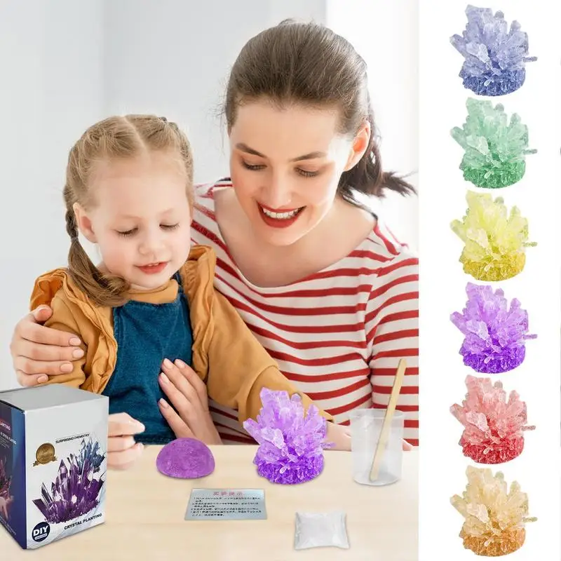 مجموعة ألعاب كريستال تزايد لتقوم بها بنفسك تجربة علمية للمراهقين الأولاد ألعاب سحرية مضحكة كريستال ألعاب تعليمية للتعلم