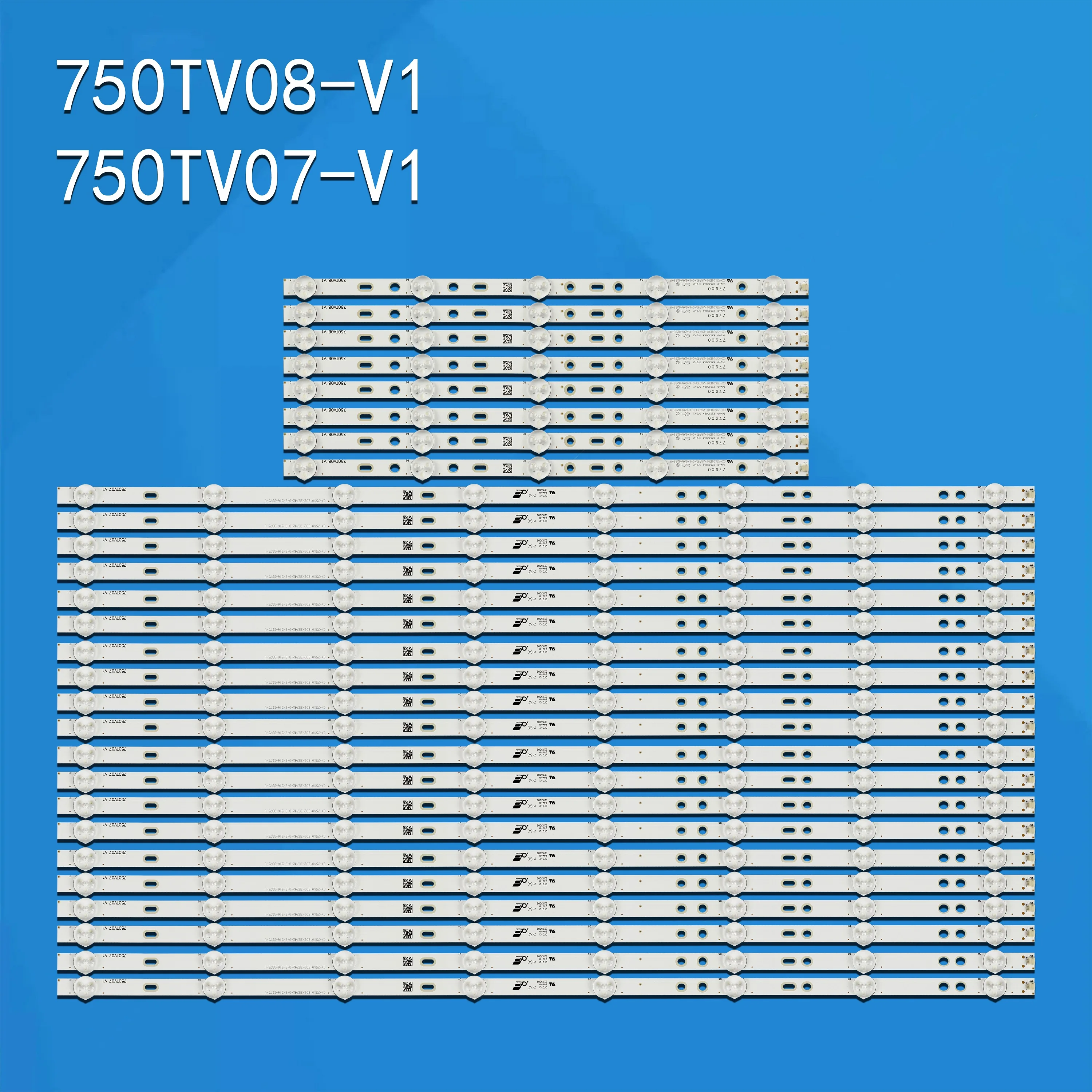 

Kit 28pcs LED Bar For SONY 750TV07 KDL-75W857C KDL-75W859C KDL-75W809C S750HF59 V0 CX-75S01E02 KDL-75W850 KDL-75W855 KDL75W850C