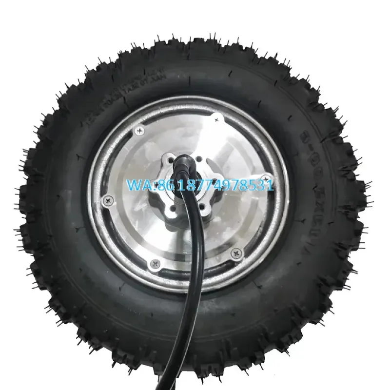 Wmwmnu for 12 13 15 16 inch 48V 800W 100N.M High Torque Geared Motorized Wheelbarrow Hub Motor with Tire