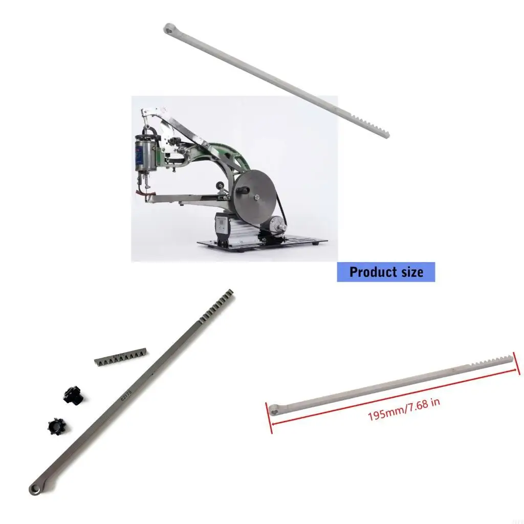 J6PE 4 Piece Gear and Rack Set for Hand Crank Shoe Repair Machine Service