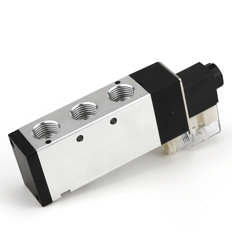 

Pneumatic Electric Solenoid Valve 5 Way 2 Position Control Air Gas Magnetic 4V410-15 DC12V 24V AC110V 220V