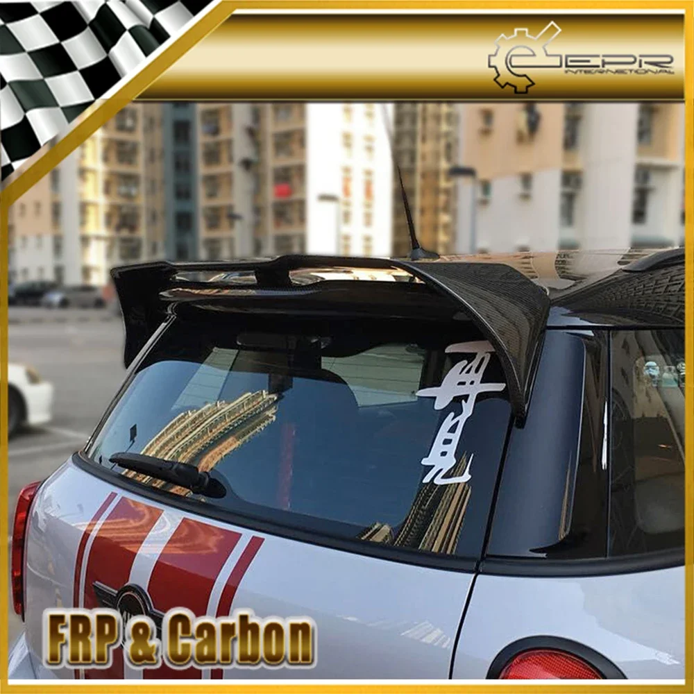 Carbon Fiber Roof Wing Lip Trim For R60 Countryman Duell AG Roof Spoiler Body Kit Tuning For Countryman R60